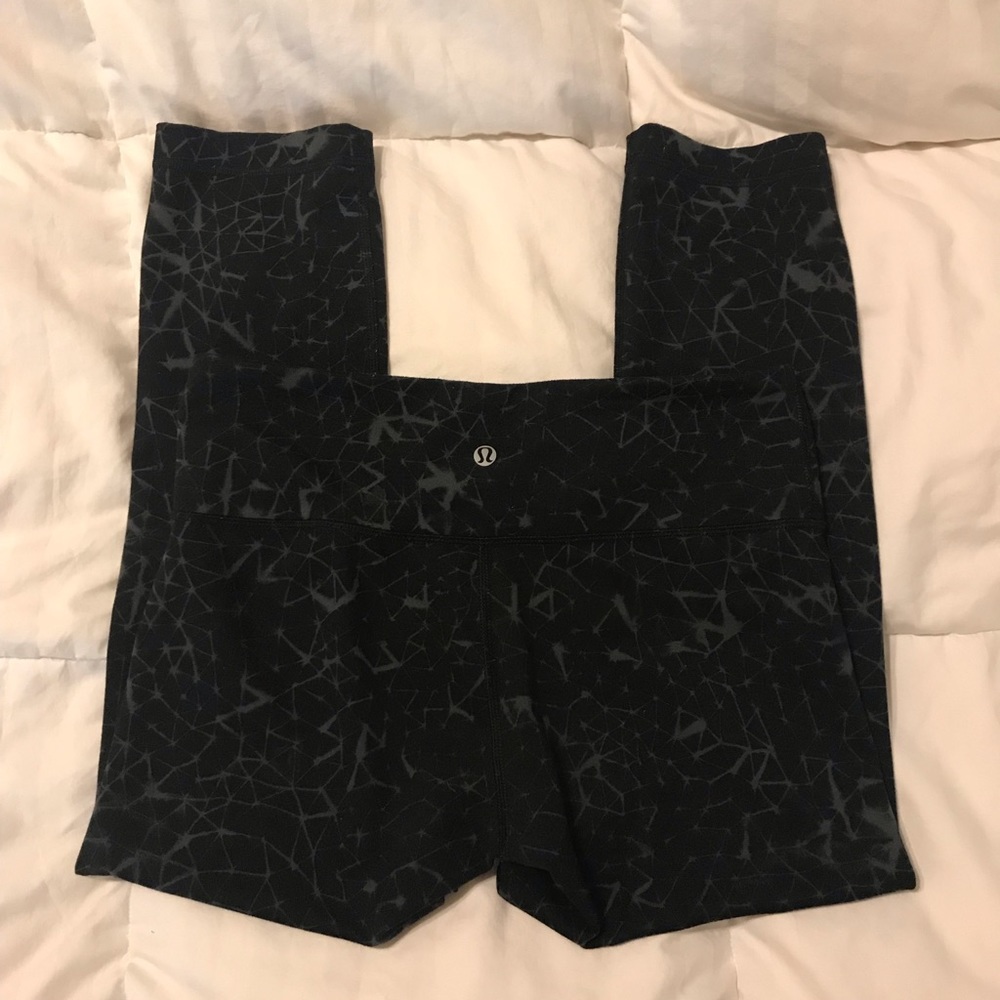 Lululemon Wunder Under Star Crushed Coal Black